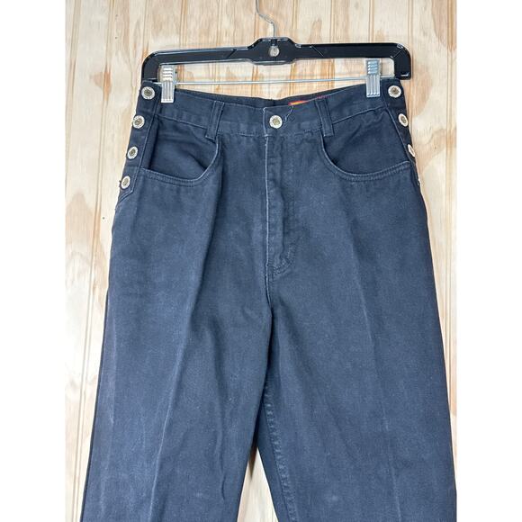 Lawman Vintage Womens Jeans Black World Class Denim Superior Fit Size 9 - Picture 4 of 11